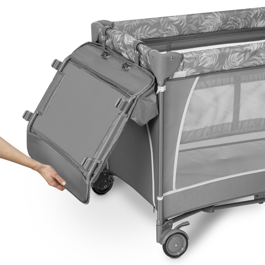 Lionelo - Resesäng FLOWER Grå sten