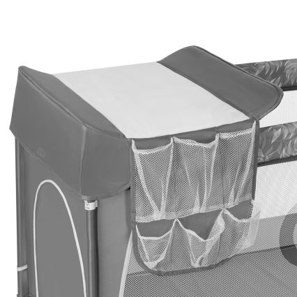 Lionelo - Resesäng FLOWER Grå sten