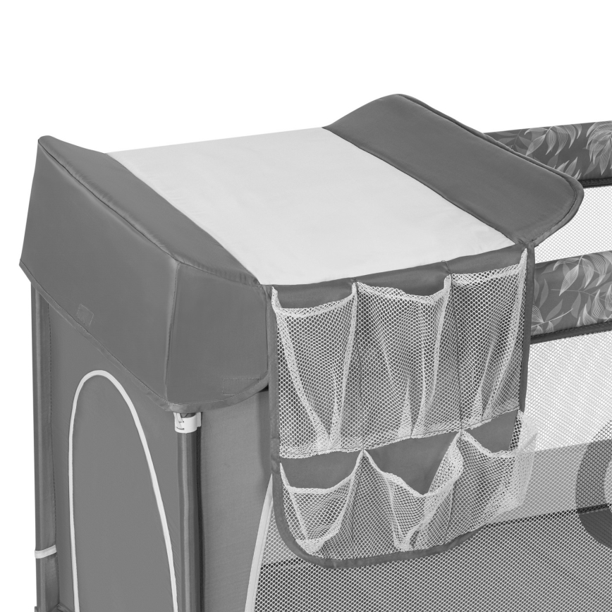 Lionelo - Resesäng FLOWER Grå sten