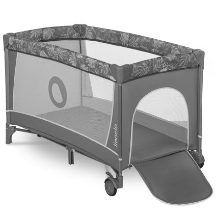 Lionelo - Resesäng FLOWER Grey Stone