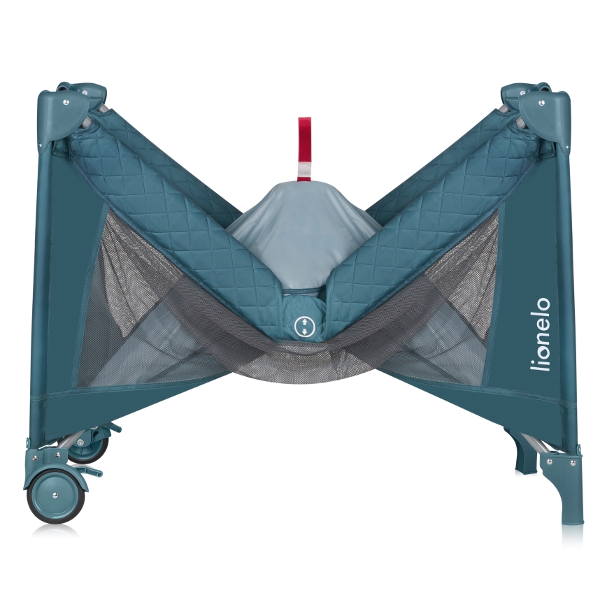 Lionelo - Resesäng FLOWER Grön/Turkos