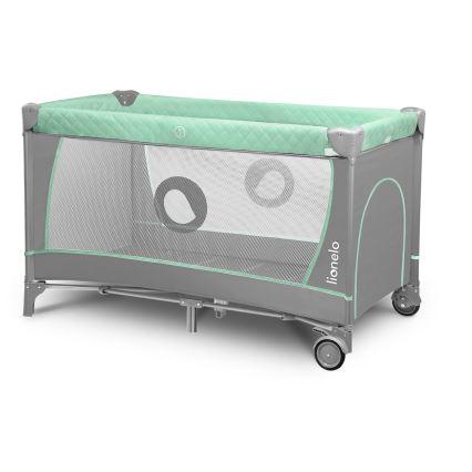 Lionelo - Resesäng FLOWER turkos
