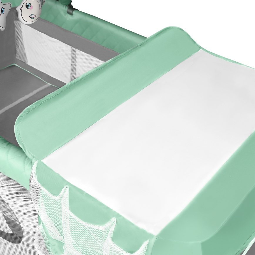 Lionelo - Resesäng FLOWER turkos