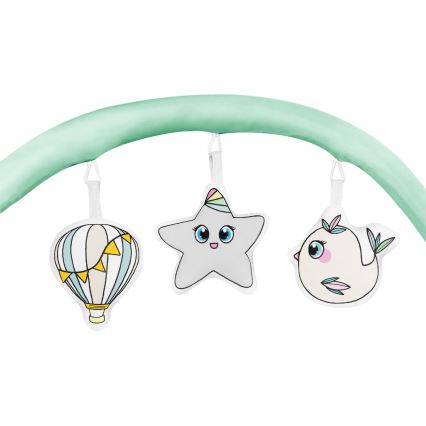 Lionelo - Resesäng FLOWER turkos