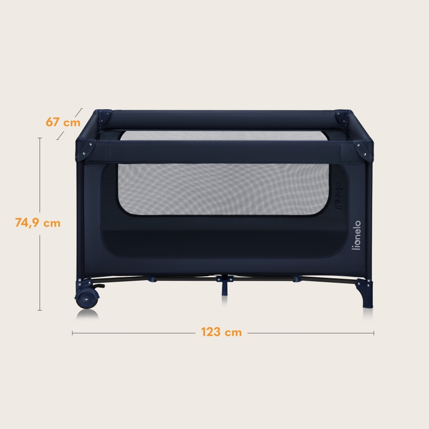 Lionelo - Resesäng JASMIN EASY FOLD Navyblå