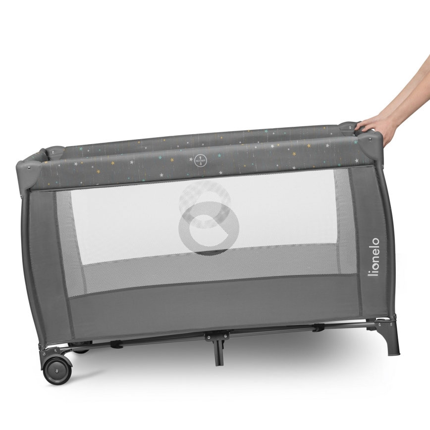 Lionelo - Resesäng STEFI PLUS Grå flerfärgad