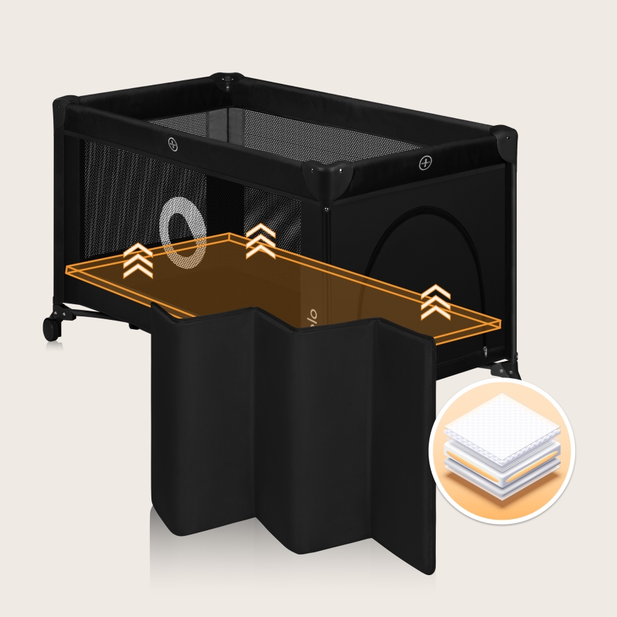 Lionelo - Resesäng STEFI Svart Carbon