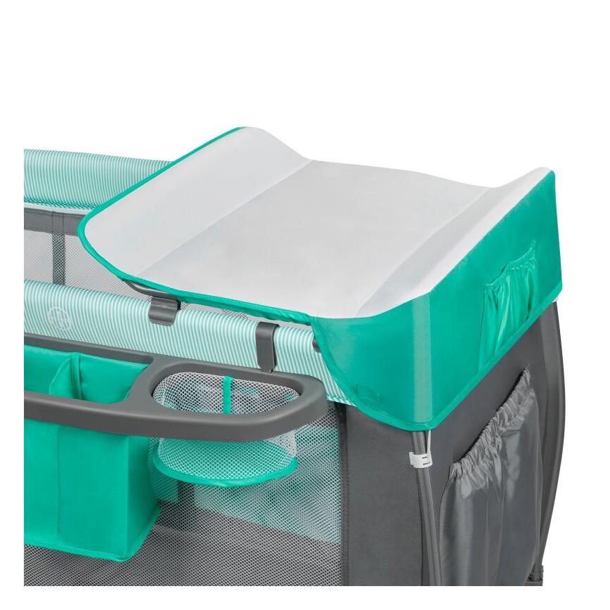 Lionelo - Resesäng SVEN PLUS grå/turkos