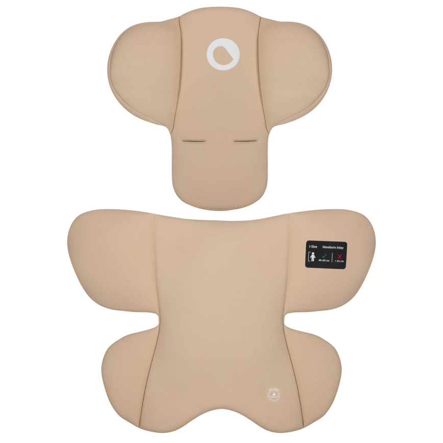 Lionelo - Roterbar bilbarnstol med bas ASTRID SET i-Size 40-87 cm Sandbeige