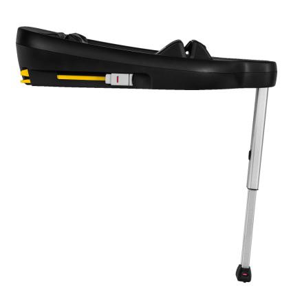 Lionelo - Roterbar bilbarnstol med bas ASTRID SET i-Size 40-87 cm Svart/Grå