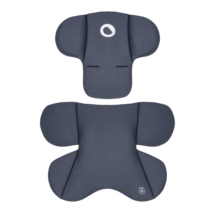 Lionelo - Roterbar bilbarnstol med bas ASTRID SET i-Size 40-87 cm Svart/Grå