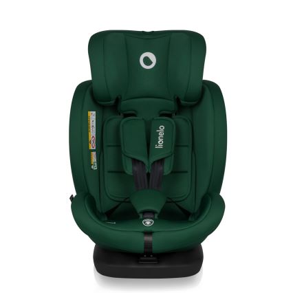 Lionelo - roterbar bilbarnstol med bas BASTIAAN i-Size 40-150 cm Green Forest