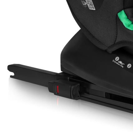 Lionelo - Roterbar bilbarnstol med bas BASTIAAN i-Size 40-150 cm Pink Rose