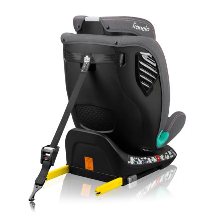 Lionelo - Bilbarnstol med vridbar bas BASTIAAN ONE i-Size 40-150 cm rosenrosa