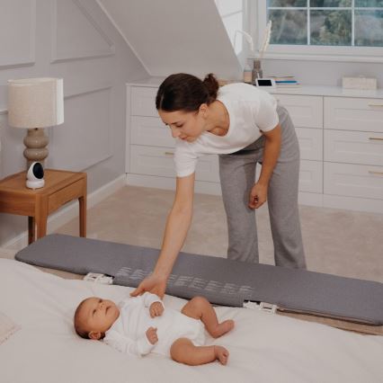 Lionelo - Säker sänggrind LORA XL, mörkgrå