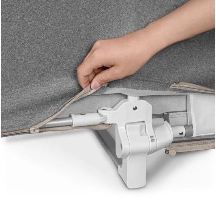 Lionelo - Säker sänggrind LORA XL, mörkgrå