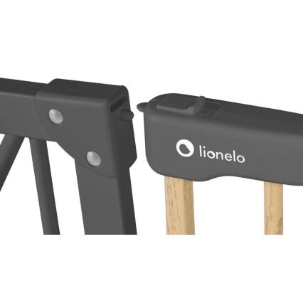 Lionelo - Säkerhetsbarriär TRUUS SLIM svart/beige