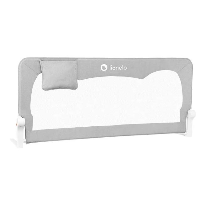 Lionelo - Säkerhetsgrind för sängen HANNA Grå melange