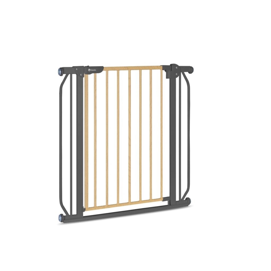 Lionelo - Säkerhetsgrind TRUUS SLIM svart/beige