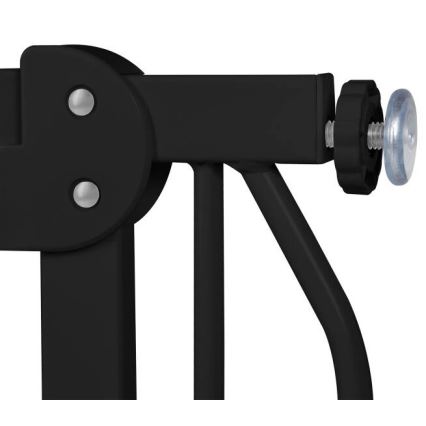 Lionelo - Säkerhetsgrind TRUUS SLIM svart/brun