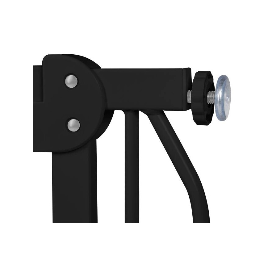 Lionelo - Säkerhetsgrind TRUUS SLIM svart/brun