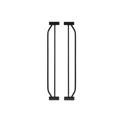 Lionelo - Säkerhetsgrind TRUUS SLIM svart/brun