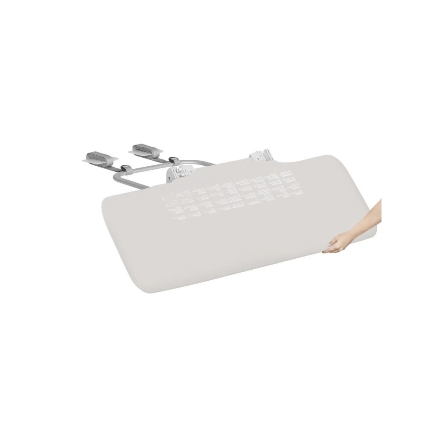 Lionelo - Säkerhetssängbarriär LORA grå