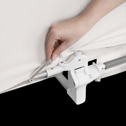 Lionelo - Säkerhetssängbarriär LORA grå