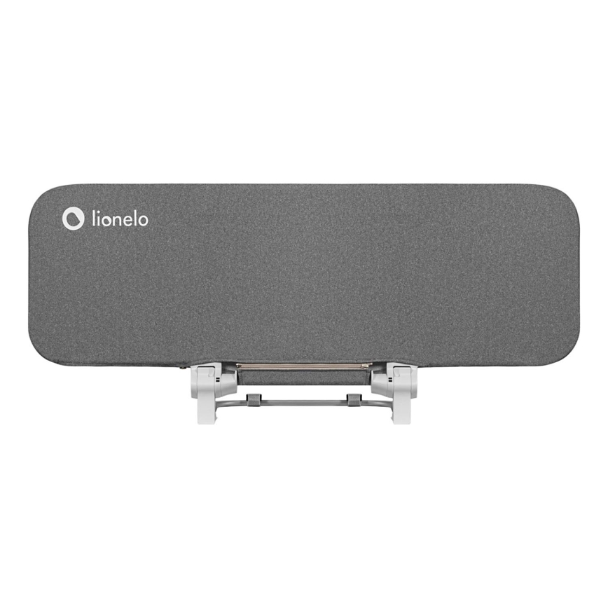 Lionelo - Säkerhetssängbarriär LORA mörk