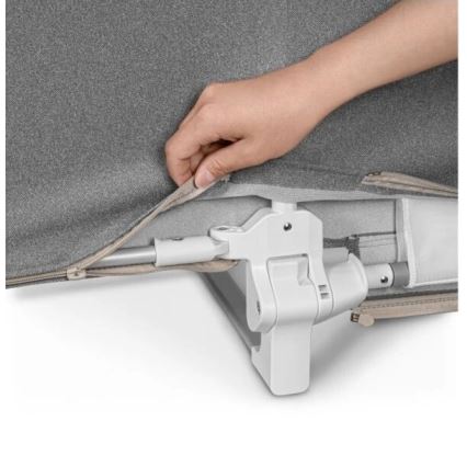 Lionelo - Säkerhetssängbarriär LORA mörk