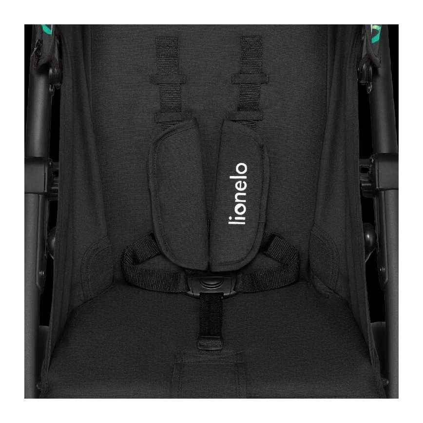 Lionelo - Sittvagn ANNET PLUS svart