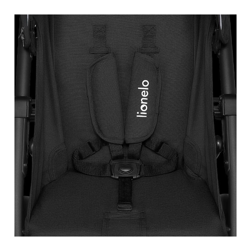 Lionelo - Sittvagn ANNET PLUS svart