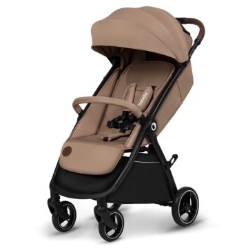 Lionelo - Sittvagn INGRID beige/svart