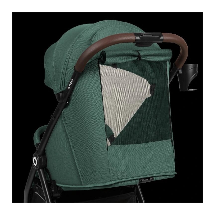 Lionelo - Sittvagn INGRID grön/svart