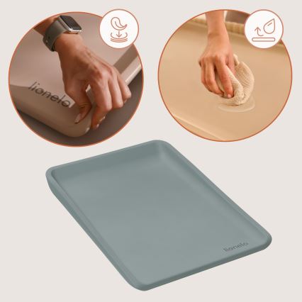 Lionelo - Skötunderlägg MEGS 49x70 cm Duvgrå