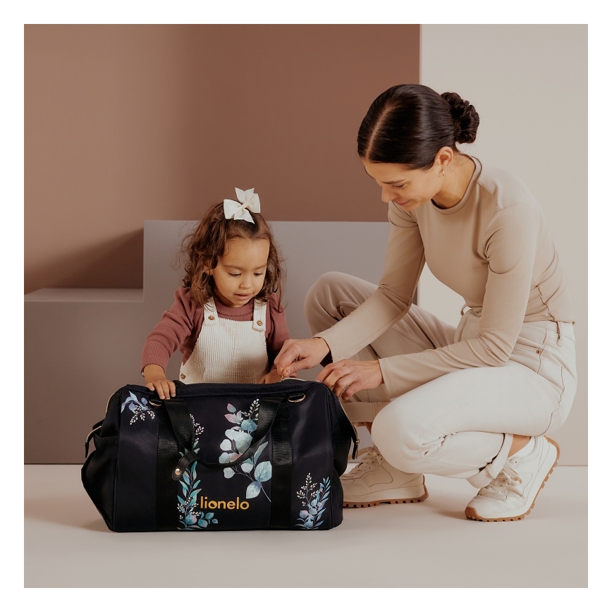 Lionelo - Skötväska för barnvagn IDA Golden Moments