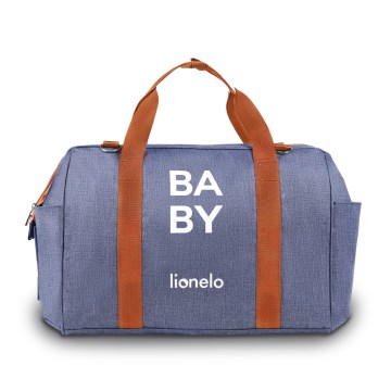 Lionelo - Skötväska till barnvagn IDA Blue Denim