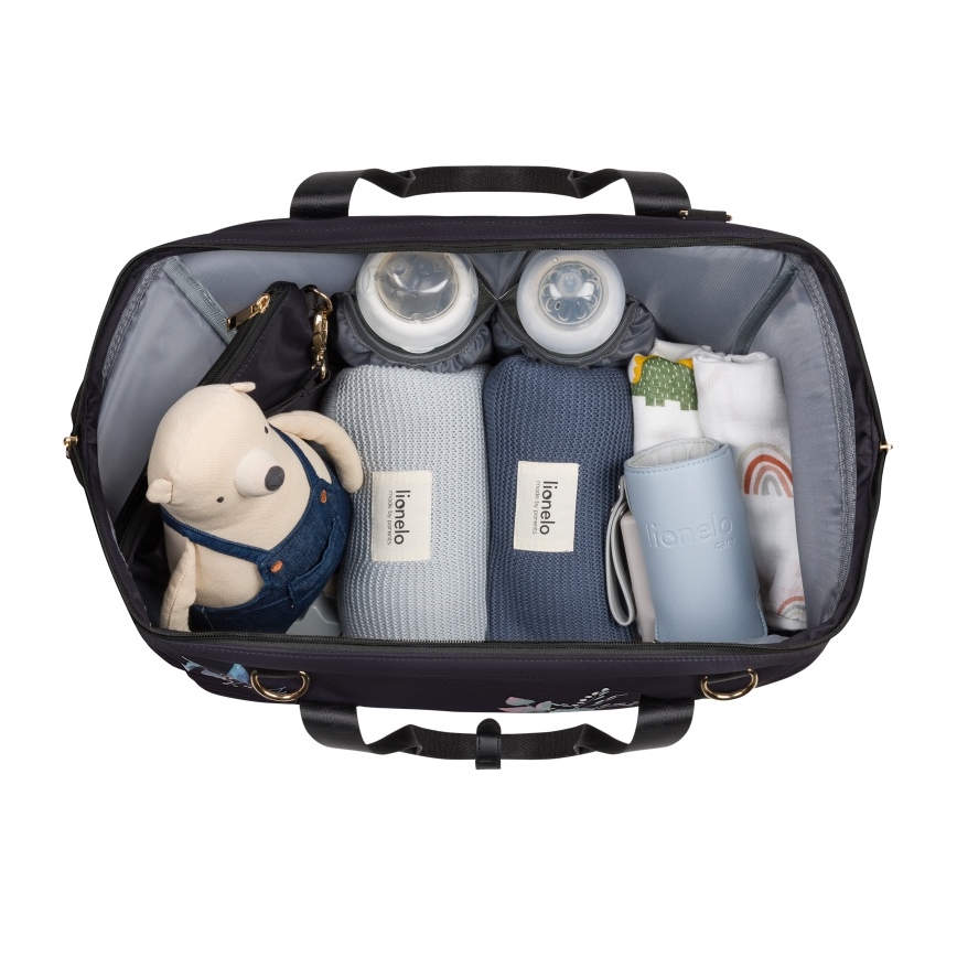 Lionelo - Skötväska till barnvagn IDA Golden Moments
