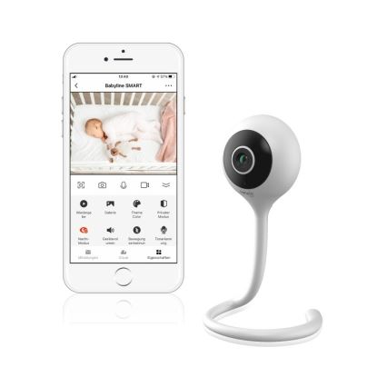 Lionelo - Smart babymonitor BABYLINE SMART Wi-Fi Vit