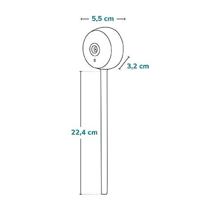 Lionelo - Smart babymonitor BABYLINE SMART Wi‑Fi, svart