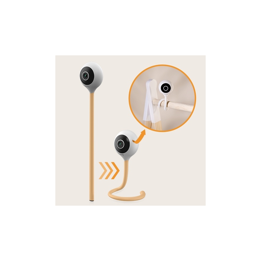 Lionelo - Smart babymonitor BABYLINE SMART Wi‑Fi vit