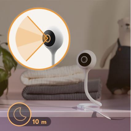Lionelo - Smart babymonitor BABYLINE SMART Wi‑Fi vit