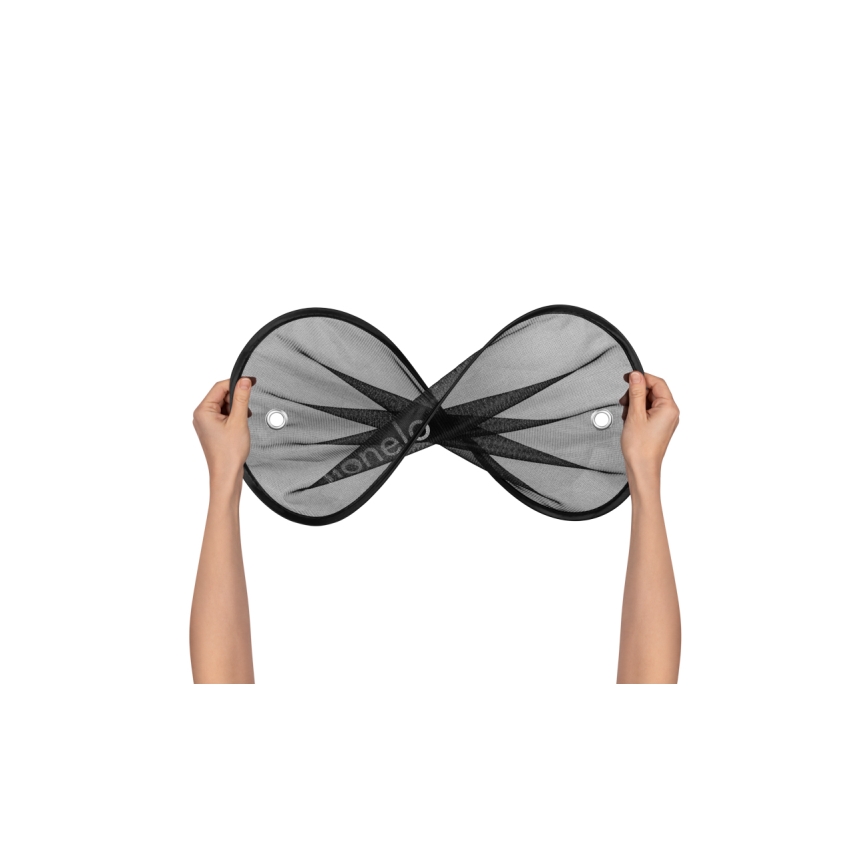 Lionelo - Solskydd SUNSHADE med sugkopp, 2 st, svart