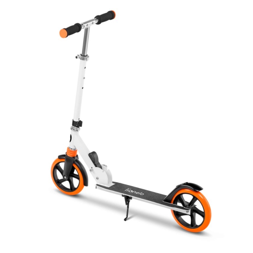 Lionelo - Sparkcykel LUCA vit/orange