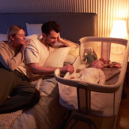 Lionelo - Spjälsäng 2 i 1 LUNA grå