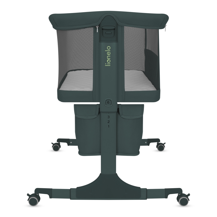 Lionelo - Spjälsäng 3-i-1 JODIE Grön grafit