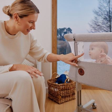 Lionelo - Spjälsäng 3i1 AURORA beige