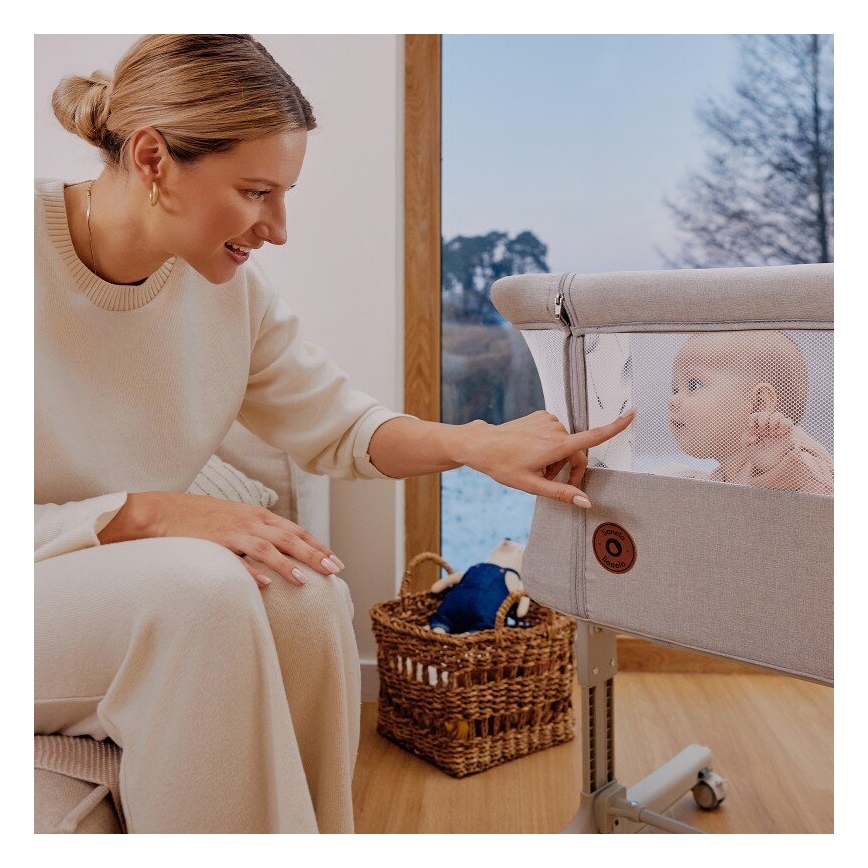 Lionelo - Spjälsäng 3i1 AURORA grå