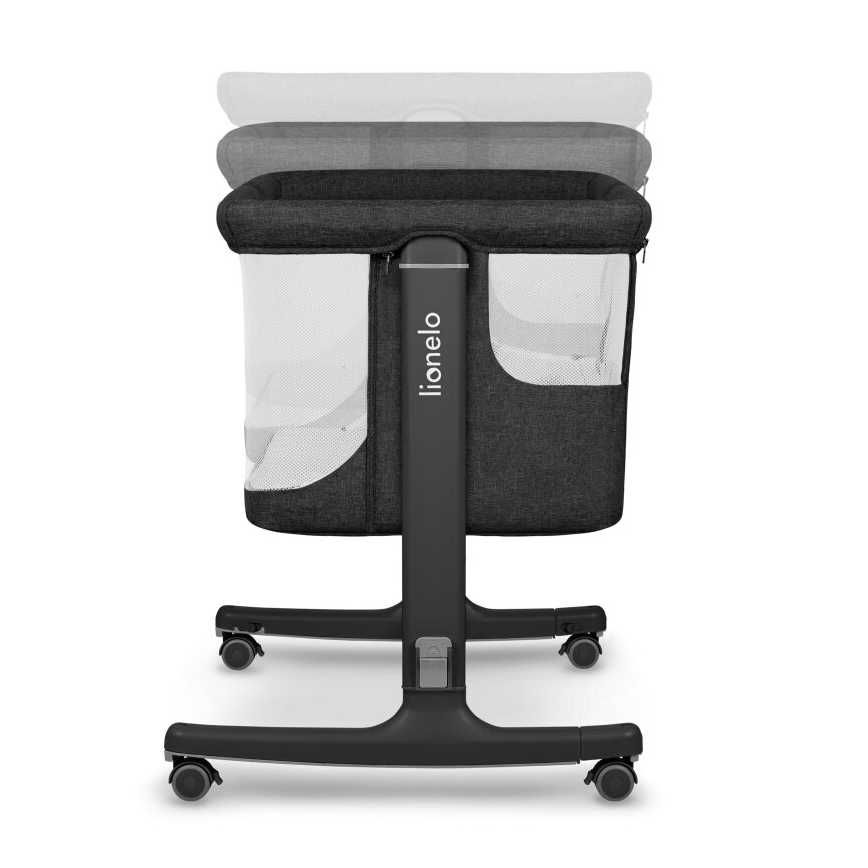 Lionelo - Spjälsäng 3i1 AURORA svart