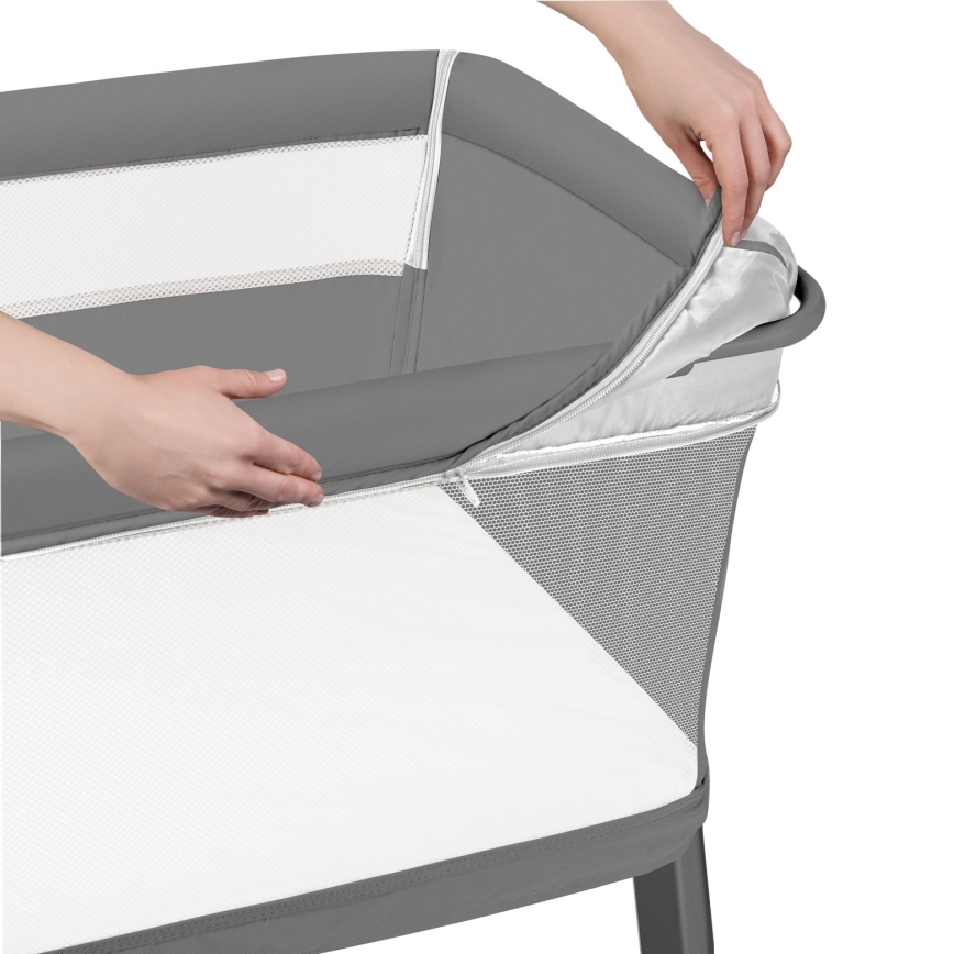 Lionelo - Spjälsäng 5-i-1 THOMI PLUS Grey Concrete